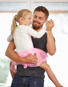 Full length shot of a father and daughter dancing