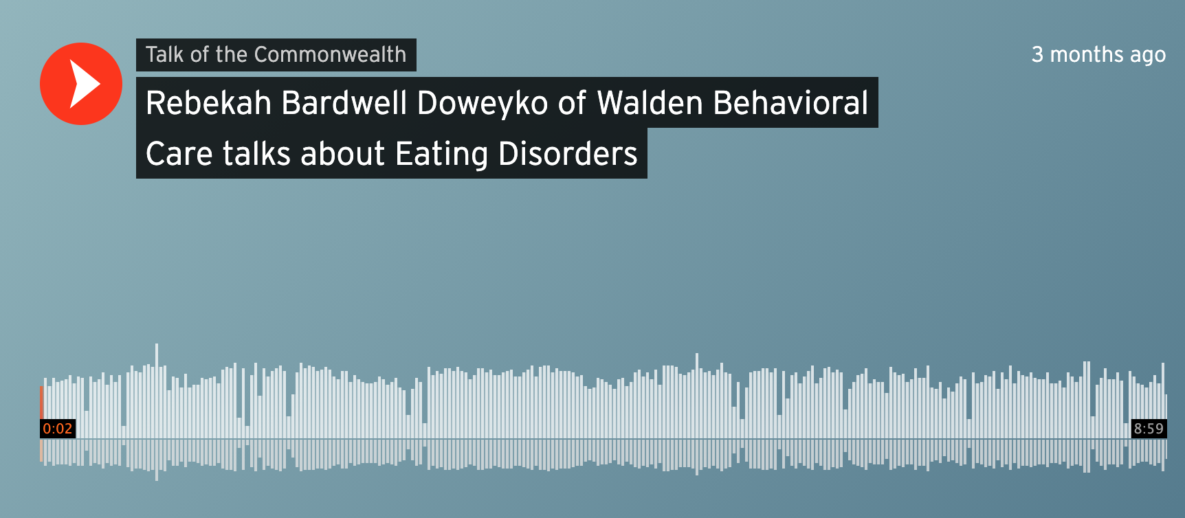 Rebekah Bardwell Discusses Eating Disorders