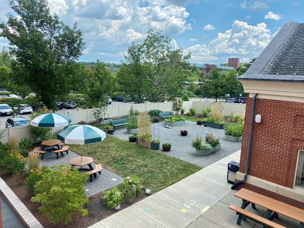 Dedham Center for Recovery Therapeutic Garden