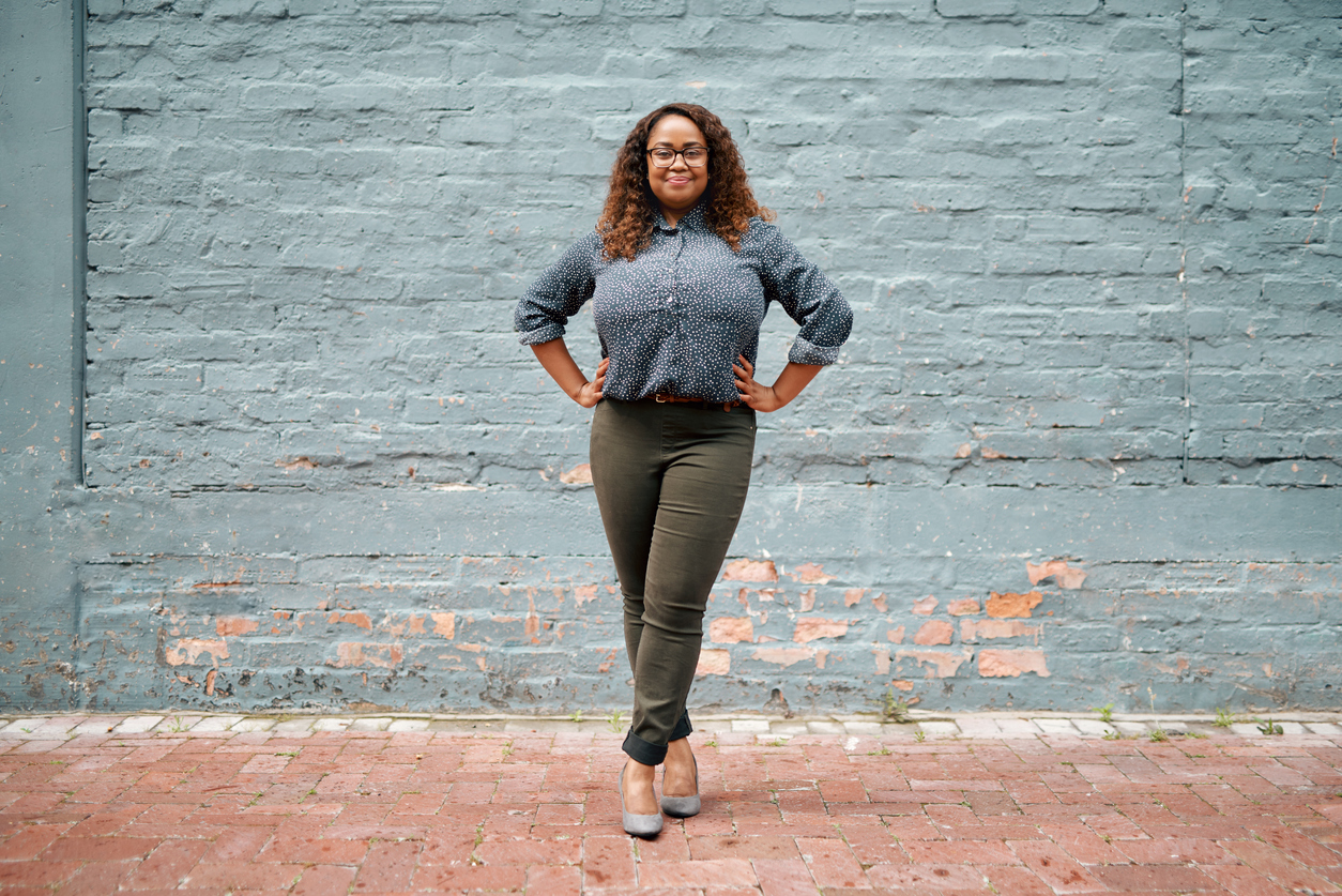 portrait of a confident young woman